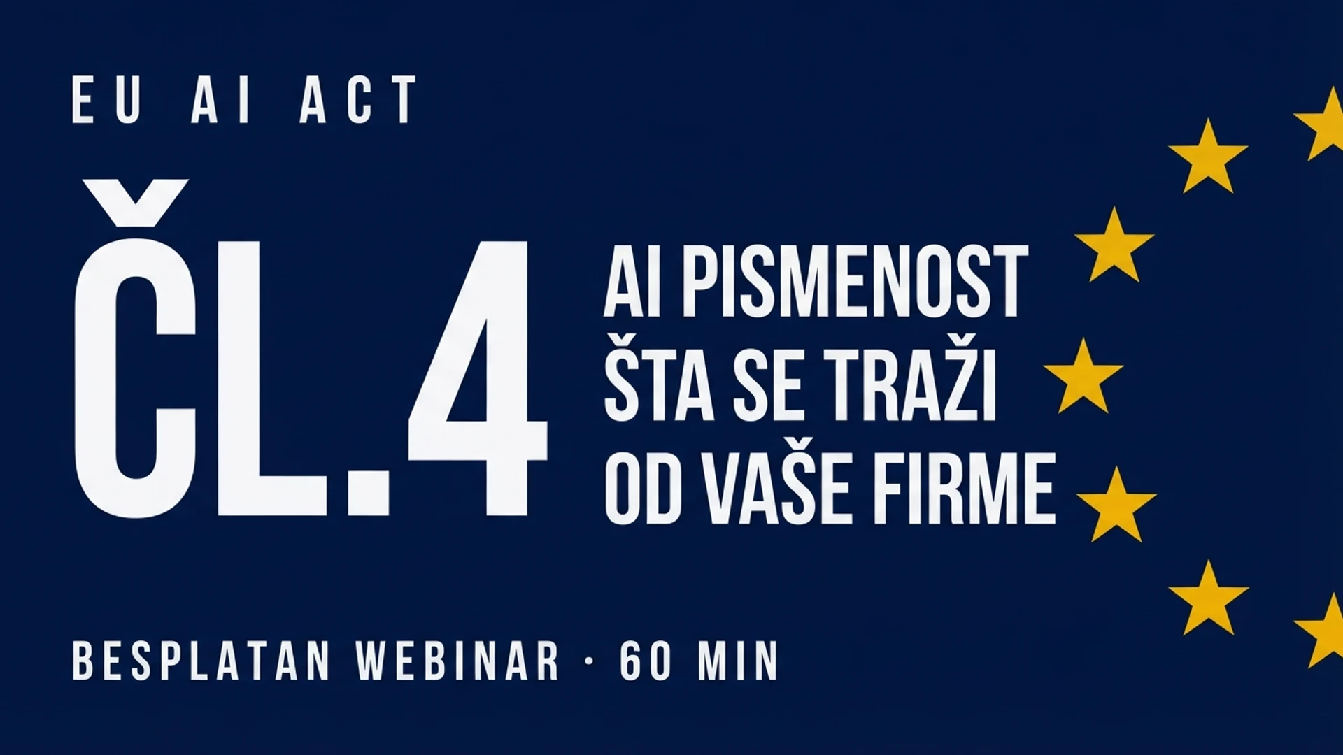 AI Act for Companies: What Article 4 Asks of You (Free Webinar)